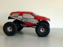 Axial AX10 Ridgecrest - Leichter Überstand der Karosserie ohne Bügel