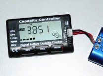 LiPo-Tester Capacity Controller CellMeter-7: Anzeige der Spannung der zweiten Zelle