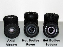 Axial Ripsaw, Hot Bodies Rover und Hot Bodies Sedona