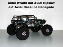 Axial Wraith mit Axial Ripsaw auf Axial Raceline Renegade (Serie)