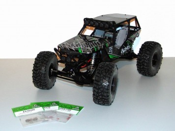 Axial Wraith: Teile für den Umbau auf ein Front-Differentialgetriebe