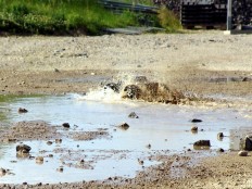 Traxxas E-Maxx Dual Titan 775 auf der "Seenplatte"